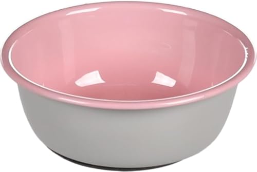 Flamingo FUTTER- UND TRINKNAPF KATZE NELL EDELSTAHL ROSA RUND 250ML 10,7CM von Flamingo