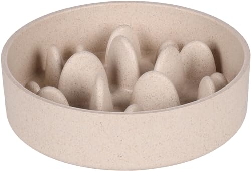 Flamingo Futternapf Slow Feeder Greni Rund – Beige | 790 ml | Verhindert Schlingen | Nachhaltig & Stilvoll Flamingo Futternapf Slow Feeder Greni Rund – Beige | 790 ml | Verhindert Schlingen | Nachhaltig & Stilvoll von Flamingo