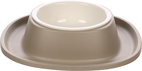 Flamingo Futter- UND TRINKNAPF MIT Halter ILKO S Taupe 0,2L Durchmesser 9,5CM 19,5x4,5CM Flamingo Futter- UND TRINKNAPF MIT Halter ILKO S Taupe 0,2L Durchmesser 9,5CM 19,5x4,5CM von Flamingo
