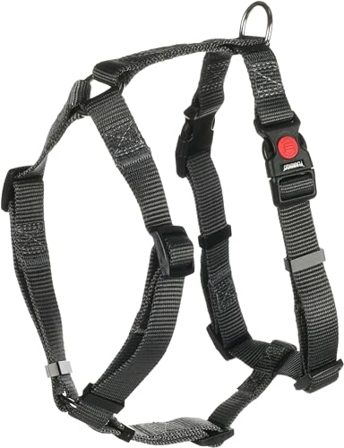 H-Geschirr ZIGGI DUNKELGRAU M 45-65CM 20MM H-Geschirr ZIGGI DUNKELGRAU M 45-65CM 20MM von Flamingo
