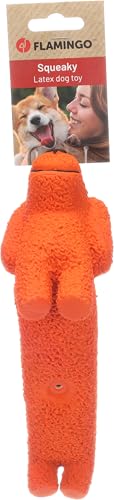 Flamingo Honna Hund Spielzeug – Orange, Mit Quietscher für Extra Spielspaß – Ideal für Pudel, Beagle, Labrador usw. Flamingo Honna Hund Spielzeug – Orange, Mit Quietscher für Extra Spielspaß – Ideal für Pudel, Beagle, Labrador usw. von Flamingo
