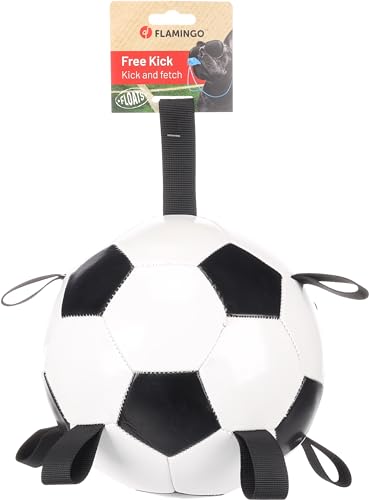 Flamingo HS TOWA Fussball MIT BÄNDERN Large 19CM Weiss/SCHWARZ Flamingo HS TOWA Fussball MIT BÄNDERN Large 19CM Weiss/SCHWARZ von Flamingo