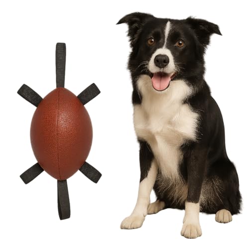 Flamingo Towo Rugbyball für Hunde – Dunkelbraun – 21 × 13 × 13 cm – Schwimmfähig mit Griffen – Robustes Outdoor-Spielzeug für Wasser- und Apportierspiele Flamingo Towo Rugbyball für Hunde – Dunkelbraun – 21 × 13 × 13 cm – Schwimmfähig mit Griffen – Robustes Outdoor-Spielzeug für Wasser- und Apportierspiele von Flamingo