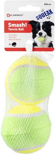 Flamingo HS Tennisball SMASH + SQUEAKER 2 FARBEN 8CM 2ST Flamingo HS Tennisball SMASH + SQUEAKER 2 FARBEN 8CM 2ST von Flamingo
