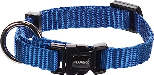 Flamingo Halsband für Hund Ziggi Blau XXS - 15-25cm 10mm - Stufenlos verstellbar - Mit zugentlastung Flamingo Halsband für Hund Ziggi Blau XXS - 15-25cm 10mm - Stufenlos verstellbar - Mit zugentlastung von Flamingo