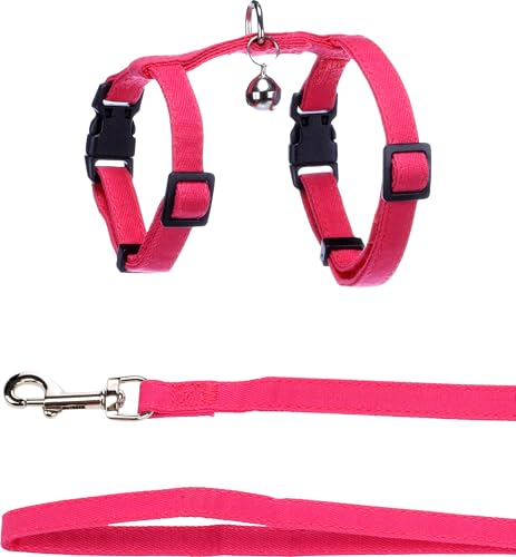 Flamingo Harnass mit Leine für Kätzchen Lomi Fuchsie – A: 15-22cm, B: 20-30cm, C: 120cm x 10mm x 2mm, Elegant, Sicher und Stilvoll Flamingo Harnass mit Leine für Kätzchen Lomi Fuchsie – A: 15-22cm, B: 20-30cm, C: 120cm x 10mm x 2mm, Elegant, Sicher und Stilvoll von Flamingo