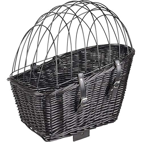 Flamingo Hondenfietsmand Achterop Canna Zwart 55 x 35 x 51.5 cm Zwart von Flamingo