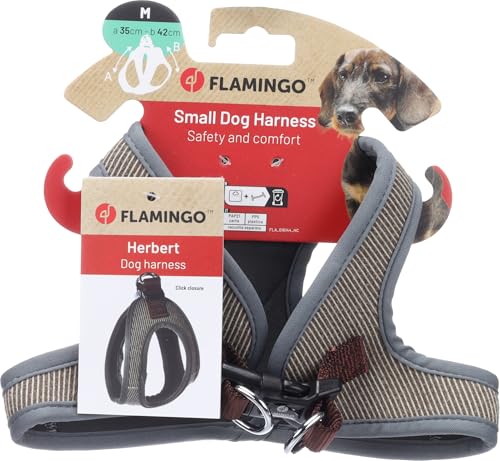 Flamingo Hund Geschirr Step&Go Herbert Hellbraun M 35cm 42cm Flamingo Hund Geschirr Step&Go Herbert Hellbraun M 35cm 42cm von Flamingo