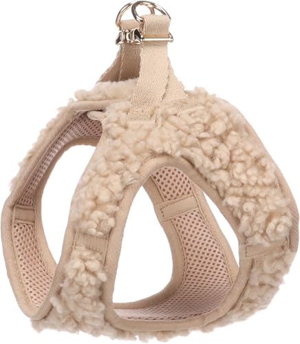 Flamingo Step&Go Hundegeschirr Pookie – Beige – Größe S (A: 30–35 cm, B: 37–40 cm, 5 mm) – Weiches Fleecegeschirr mit Klettverschluss, Klickschnalle und goldfarbenen Details Flamingo Step&Go Hundegeschirr Pookie – Beige – Größe S (A: 30–35 cm, B: 37–40 cm, 5 mm) – Weiches Fleecegeschirr mit Klettverschluss, Klickschnalle und goldfarbenen Details von Flamingo