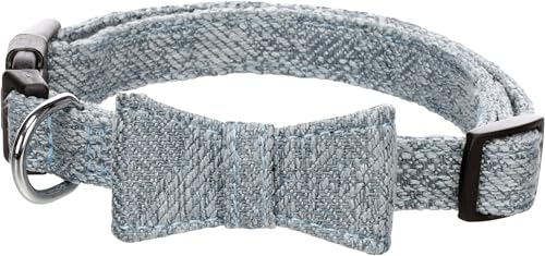 Flamingo Hund Halsband mit Schleife Nelson Blau S 30-45cm 15mm Flamingo Hund Halsband mit Schleife Nelson Blau S 30-45cm 15mm von Flamingo
