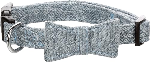 Flamingo Hund Halsband mit Schleife Nelson Blau XS 25-40cm 15mm Flamingo Hund Halsband mit Schleife Nelson Blau XS 25-40cm 15mm von Flamingo