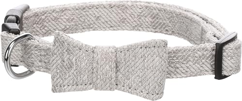 Flamingo Hund Halsband mit Schleife Nelson Grau S 30-45cm 15mm Flamingo Hund Halsband mit Schleife Nelson Grau S 30-45cm 15mm von Flamingo