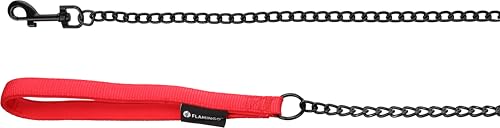 Flamingo Hund Kettenleine Trero Rot 1m 16mm von Flamingo