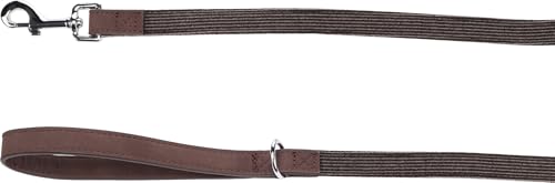 Flamingo Hund Leine Herbert Dunkelbraun 1,3m 20mm von Flamingo
