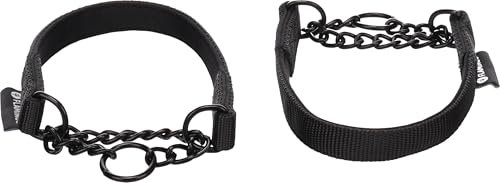 Flamingo Hund Zugg-Stopp-Halsband Trero Schwarz S 34-45cm 15mm von Flamingo
