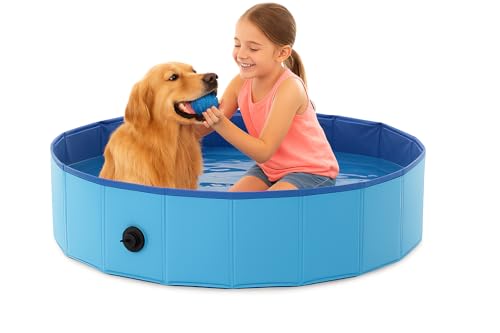 Flamingo Hundepool 120x30 cm – Faltbares Planschbecken für Hunde – Robustes Material – Rutschfester Boden – Einfach zu reinigen Flamingo Hundepool 120x30 cm – Faltbares Planschbecken für Hunde – Robustes Material – Rutschfester Boden – Einfach zu reinigen von Flamingo