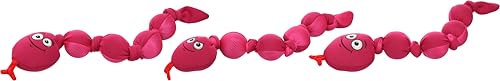 Flamingo Hundespielzeug Snala Schlange Emoji – Rosa – 70 cm | Schwimmfähig, strapazierfähig & unterhaltsam! von Flamingo