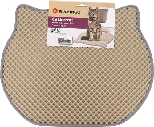 Flamingo Matz Katzenklo-Matte - Beige, 50 x 40 x 1,3 cm, rutschfest und Langlebig, Ideal für Maine Coon, Britisch Kurzhaar, Ragdoll, Norwegische Waldkatze usw. Flamingo Matz Katzenklo-Matte - Beige, 50 x 40 x 1,3 cm, rutschfest und Langlebig, Ideal für Maine Coon, Britisch Kurzhaar, Ragdoll, Norwegische Waldkatze usw. von Flamingo