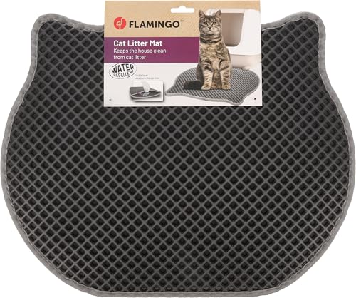 Flamingo Matz Katzenklo-Matte - Grau, 50 x 40 x 1,3 cm, rutschfest und Langlebig, Ideal für Maine Coon, Britisch Kurzhaar, Ragdoll, Norwegische Waldkatze usw. Flamingo Matz Katzenklo-Matte - Grau, 50 x 40 x 1,3 cm, rutschfest und Langlebig, Ideal für Maine Coon, Britisch Kurzhaar, Ragdoll, Norwegische Waldkatze usw. von Flamingo