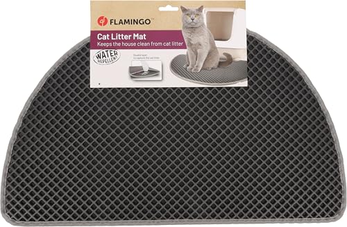 Flamingo Matz Katzenklo-Matte - Grau, 65 x 40 x 1,3 cm, rutschfest und Langlebig, Ideal für Maine Coon, Britisch Kurzhaar, Ragdoll, Norwegische Waldkatze usw. Flamingo Matz Katzenklo-Matte - Grau, 65 x 40 x 1,3 cm, rutschfest und Langlebig, Ideal für Maine Coon, Britisch Kurzhaar, Ragdoll, Norwegische Waldkatze usw. von Flamingo