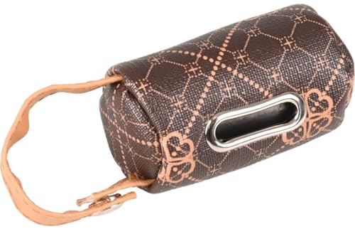 Flamingo KOTBEUTELSPENDER VITO BRAUN + 1 Rolle 4,5x4,5x7,5CM von Flamingo