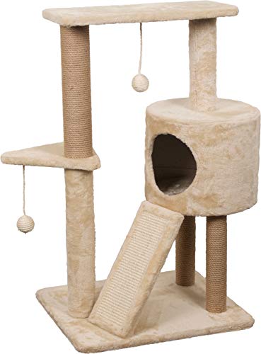 Flamingo Kratzbaum Paradiso – Beige, 86 cm | Vielseitiger Kratz- & Spielbaum für Katzen Flamingo Kratzbaum Paradiso – Beige, 86 cm | Vielseitiger Kratz- & Spielbaum für Katzen von Flamingo
