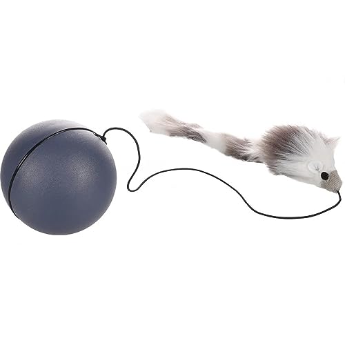 Flamingo KS BOULA BEWEGENDER Ball MIT Maus GRAU Durchmesser 8CM von Flamingo