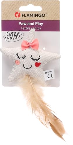 Flamingo Katzenspielzeug Lovu Stern – Beige, 8,5 × 2,5 × 17 cm | Interaktiv, Sicher & Unterhaltsam! Flamingo Katzenspielzeug Lovu Stern – Beige, 8,5 × 2,5 × 17 cm | Interaktiv, Sicher & Unterhaltsam! von Flamingo