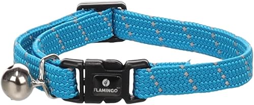 Katze Halsband Kätzchen Elza Blau 15-22cm 10mm Katze Halsband Kätzchen Elza Blau 15-22cm 10mm von Flamingo