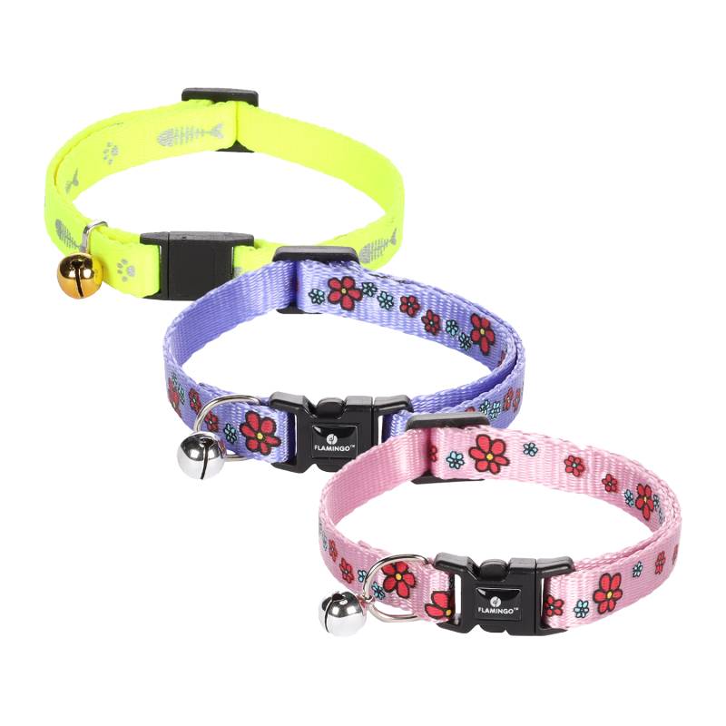 Flamingo Katzenhalsband Ziggi - Neon-Gelb von Flamingo