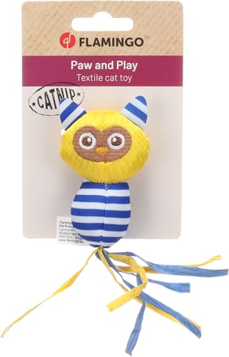 Flamingo Katzenspielzeug Strellow Eule – Gelb, 4,8 × 2,8 × 8,3 cm | Einzigartig, Sicher & Unterhaltsam! Flamingo Katzenspielzeug Strellow Eule – Gelb, 4,8 × 2,8 × 8,3 cm | Einzigartig, Sicher & Unterhaltsam! von Flamingo
