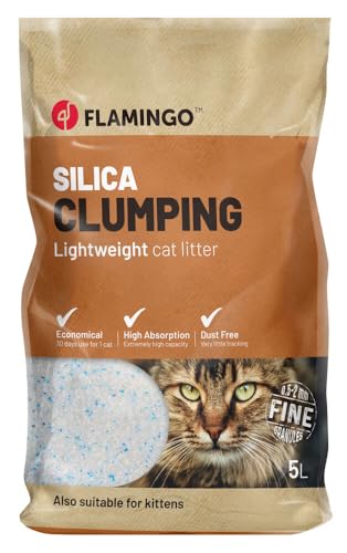 Flamingo Katzenstreu – neutraler Duft – Kohlegranulat – 5 l für 6 Wochen – Herkunft aus Kanada – neutralisiert unangenehme Gerüche – sanft für die Pfoten Flamingo Katzenstreu – neutraler Duft – Kohlegranulat – 5 l für 6 Wochen – Herkunft aus Kanada – neutralisiert unangenehme Gerüche – sanft für die Pfoten von Flamingo