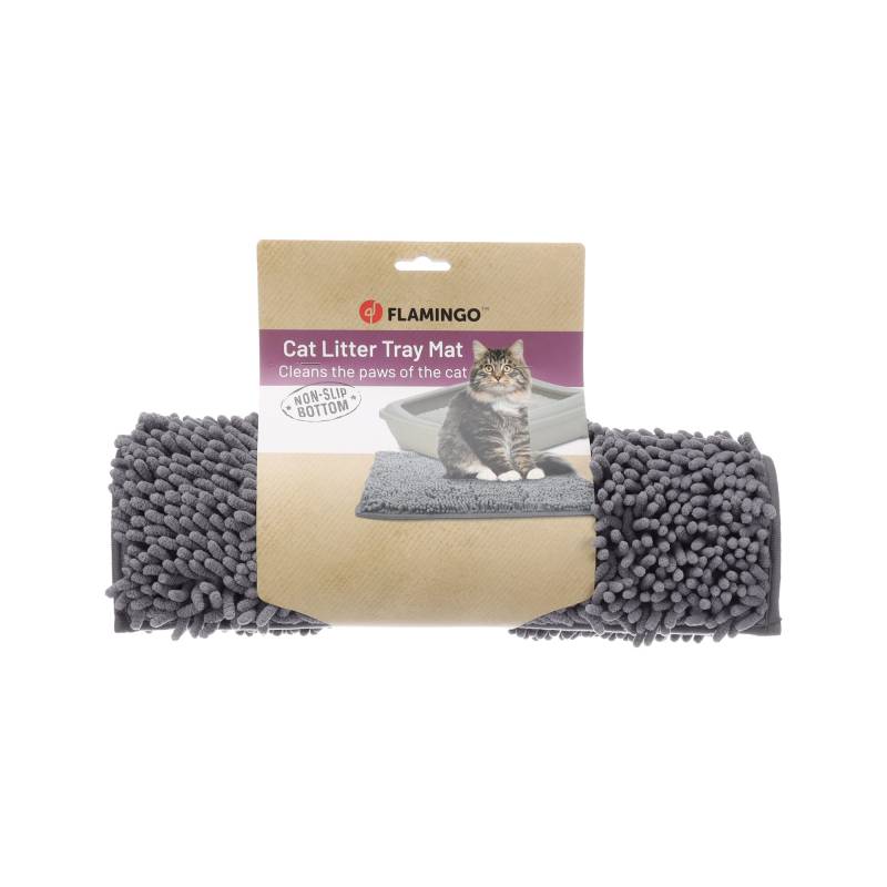 Flamingo Katzentoilettenmatte Rutt - Grau von Flamingo
