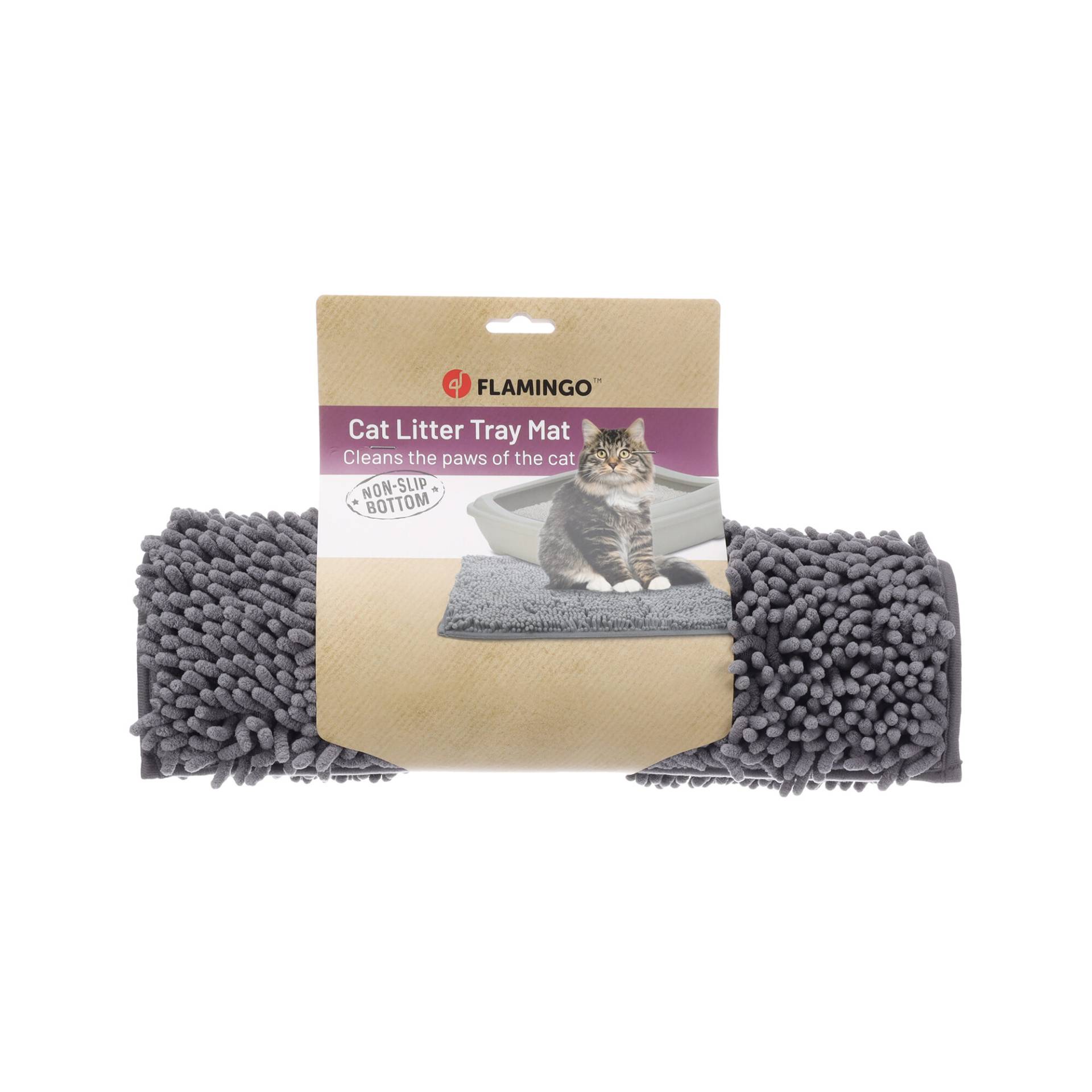 Flamingo Katzentoilettenmatte Rutt - Grau Flamingo Katzentoilettenmatte Rutt - Grau von Flamingo