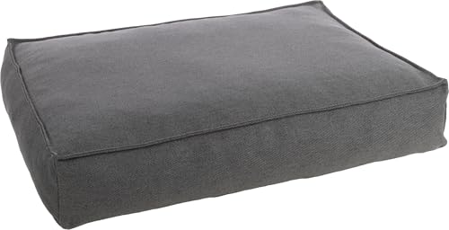 Flamingo Orthopädisches Hundebett Baldar – Rechteckig, Dunkelgrau, 100 cm | Ergonomischer & Bequemer Schlafplatz für Hunde! von Flamingo