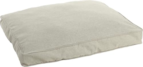 Flamingo Ergonomisches Hundebett Genève Rechteckig Beige – A: 80 cm, B: 60 cm, C: 10 cm, Waschbar, Zart und Stilvoll, Interieur! von Flamingo