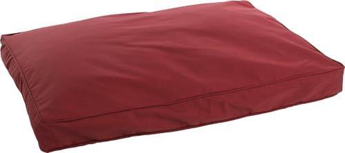 Flamingo lamingo Ergonomisches Hundebett Genève Rechteckig Bordeaux – A: 100 cm, B: 70 cm, C: 12 cm, Waschbar, Zart und Stilvoll, Interieur! von Flamingo