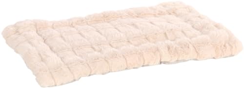 Flamingo Hundekissen Verona Rechteck Beige - 40x25cm, Weicher Plüsch, Abnehmbarer Bezug, Waschbar bei 30°C, rutschfest Flamingo Hundekissen Verona Rechteck Beige - 40x25cm, Weicher Plüsch, Abnehmbarer Bezug, Waschbar bei 30°C, rutschfest von Flamingo