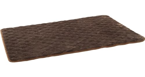 Flamingo Orthopädisches Bett und Kissen für Hunde oder Katzen – L | Weimar Rechteckig Braun | A: 100,5 cm, B: 63 cm, C: 2 cm – Weich, Pflegeleicht, Für Drahtkäfige Geeignet Flamingo Orthopädisches Bett und Kissen für Hunde oder Katzen – L | Weimar Rechteckig Braun | A: 100,5 cm, B: 63 cm, C: 2 cm – Weich, Pflegeleicht, Für Drahtkäfige Geeignet von Flamingo