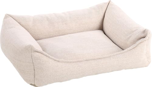 Flamingo Orthopädisches Hundebett Baldar – Rechteckig, Beige, 65 cm | Ergonomischer & Bequemer Schlafplatz für Hunde! von Flamingo