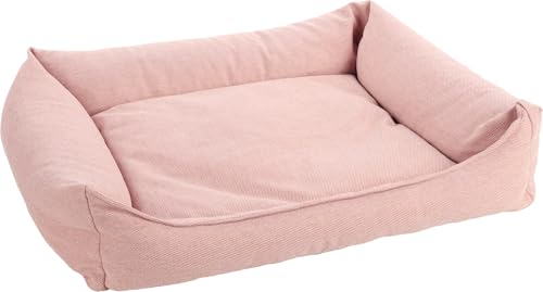 Flamingo Orthopädisches Hundebett Baldar – Rechteckig, Rosa, 100 cm | Ergonomischer & Bequemer Schlafplatz für Hunde! von Flamingo