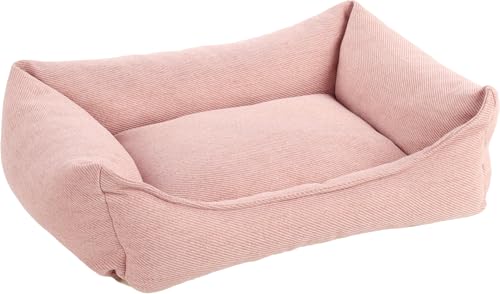 Flamingo Orthopädisches Hundebett Baldar – Rechteckig, Rosa, 65 cm | Ergonomischer & Bequemer Schlafplatz für Hunde! von Flamingo
