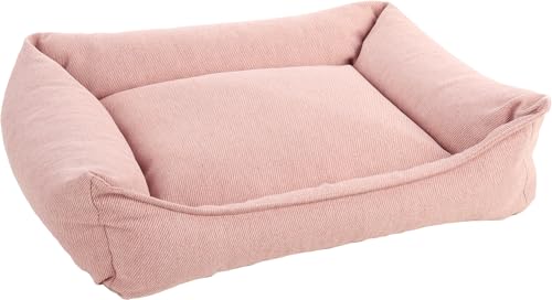 Flamingo Orthopädisches Hundebett Baldar – Rechteckig, Rosa, 80 cm | Ergonomischer & Bequemer Schlafplatz für Hunde! von Flamingo