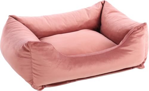Flamingo Ergonomisches Hundebett Elena Rechteckig Altrosa – A: 65 cm, B: 50 cm, C: 20 cm, Antislip, Waschbar, Zart, Luxuriös und Stilvolles Design Flamingo Ergonomisches Hundebett Elena Rechteckig Altrosa – A: 65 cm, B: 50 cm, C: 20 cm, Antislip, Waschbar, Zart, Luxuriös und Stilvolles Design von Flamingo