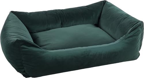 Flamingo Ergonomisches Hundebett Elena Rechteckig Grün – A: 100 cm, B: 80 cm, C: 25 cm, Antislip, Waschbar, Zart, Luxuriös und Stilvolles Design Flamingo Ergonomisches Hundebett Elena Rechteckig Grün – A: 100 cm, B: 80 cm, C: 25 cm, Antislip, Waschbar, Zart, Luxuriös und Stilvolles Design von Flamingo