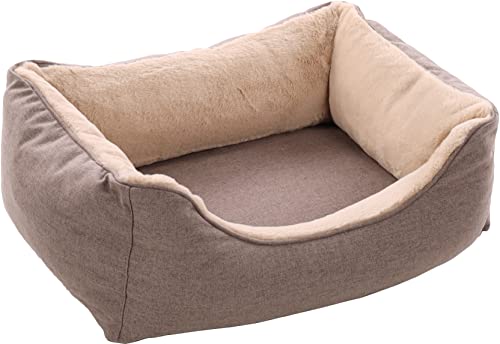 Flamingo Korb Esmo Rechteck Beige 65x50x20cm Flamingo Korb Esmo Rechteck Beige 65x50x20cm von Flamingo