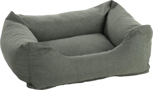 Flamingo Hundebett Genève Rechteckig Dunkelgrün – A: 65 cm, B: 50 cm, C: 20 cm, Waschbar, Antislip, Zart, Luxuriös und Stilvoll, Passt In Jedes Interieur! Flamingo Hundebett Genève Rechteckig Dunkelgrün – A: 65 cm, B: 50 cm, C: 20 cm, Waschbar, Antislip, Zart, Luxuriös und Stilvoll, Passt In Jedes Interieur! von Flamingo