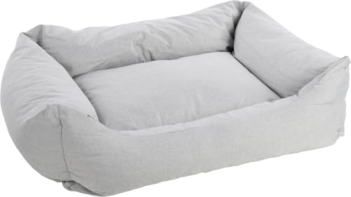 Flamingo Ergonomisches Hundebett Genève Rechteckig Grau - 100 cm - Waschbar, Antislip, Zart, Luxuriös und Stilvoll, Passt In Jedes Interieur! Flamingo Ergonomisches Hundebett Genève Rechteckig Grau - 100 cm - Waschbar, Antislip, Zart, Luxuriös und Stilvoll, Passt In Jedes Interieur! von Flamingo