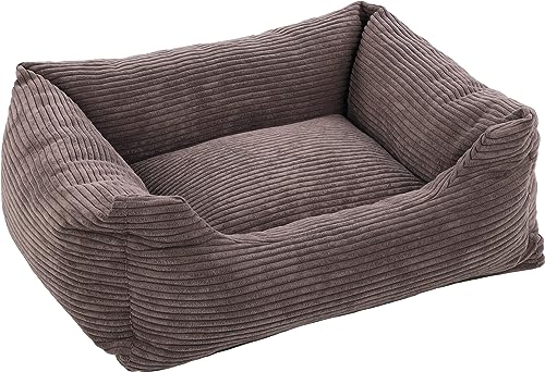 Flamingo Hundebett Velluto Rechteckig Braun – A: 80 cm, B: 67 cm, C: 22 cm, Waschbar, Antislip, Zart und Stilvoll, Passt In Jedes Interieur! Flamingo Hundebett Velluto Rechteckig Braun – A: 80 cm, B: 67 cm, C: 22 cm, Waschbar, Antislip, Zart und Stilvoll, Passt In Jedes Interieur! von Flamingo