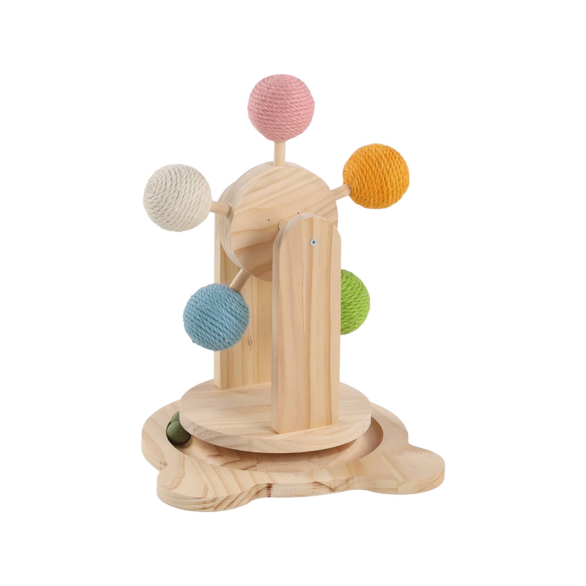 Flamingo Kratzspielzeug Chip Ballbahn von Flamingo